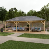 Lyndon Wooden Apex Gazebo