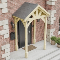 Porch - 2.4m Width - Slate Tile Roof