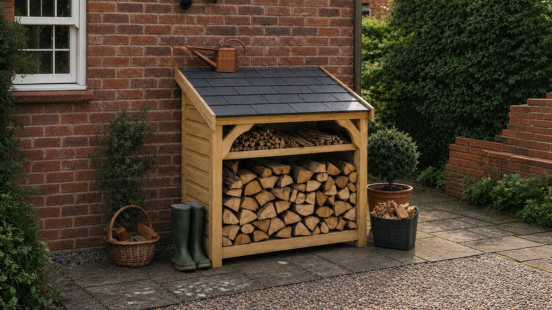 Glaston Log Stores