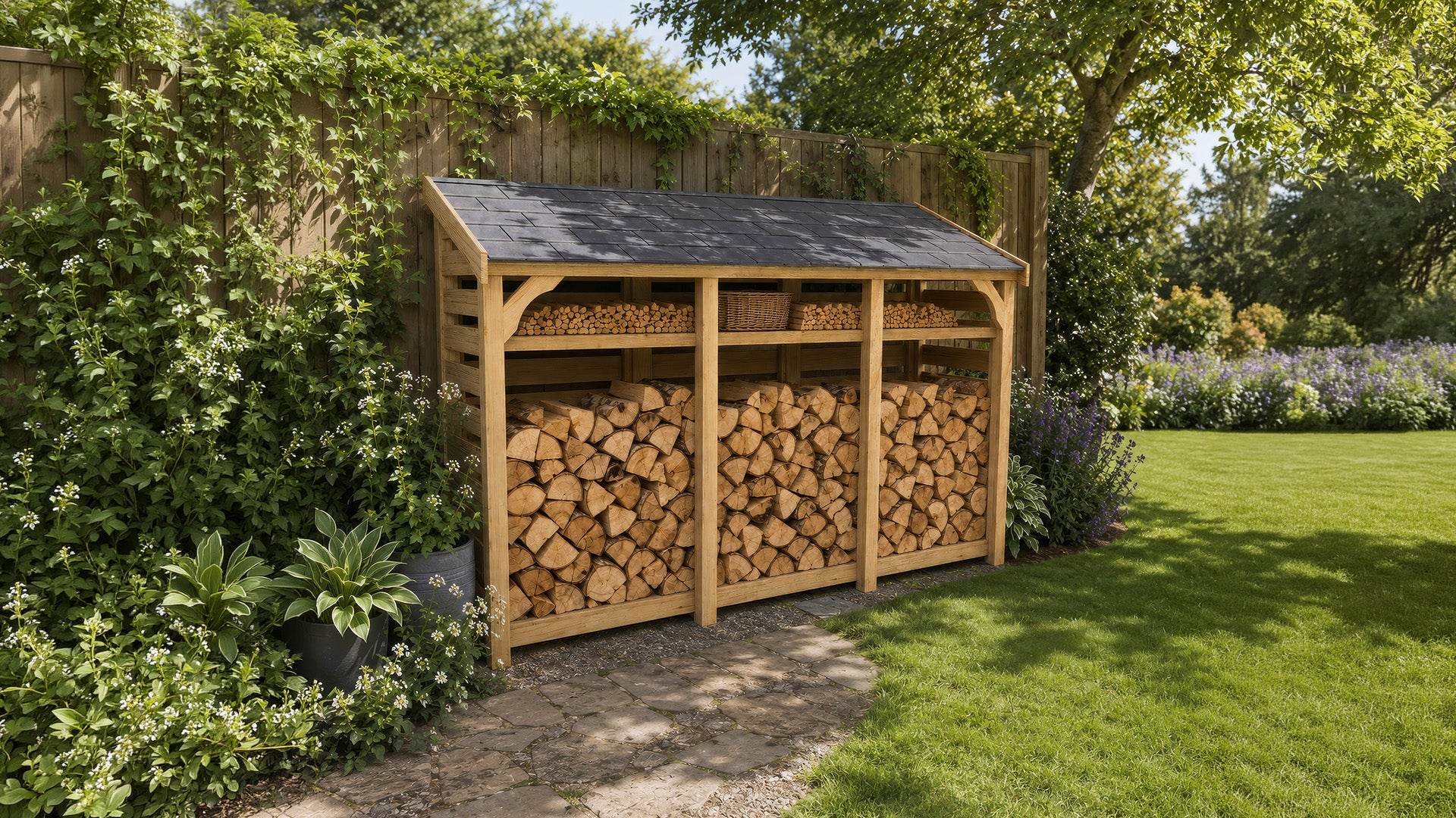 Tickencote Log Stores