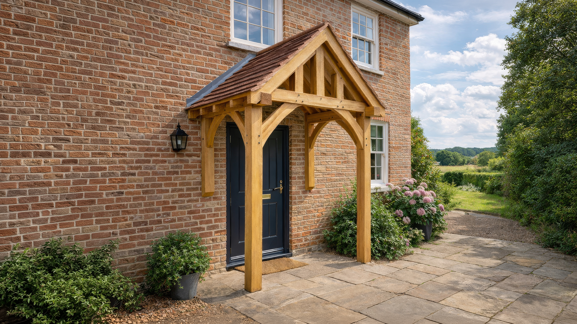 Green Oak Framed Porches