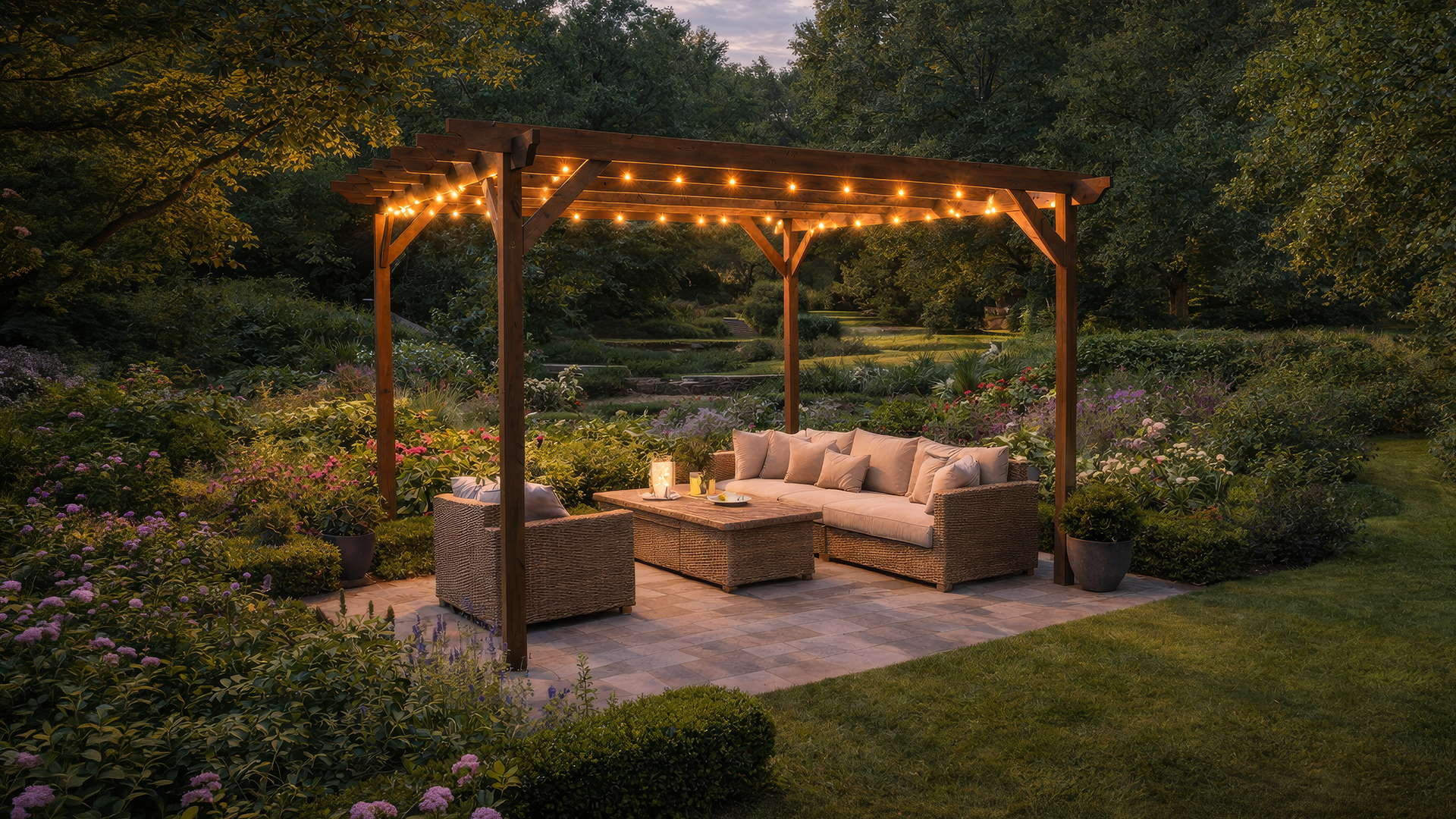Clearance Grade Freestanding Garden Pergolas