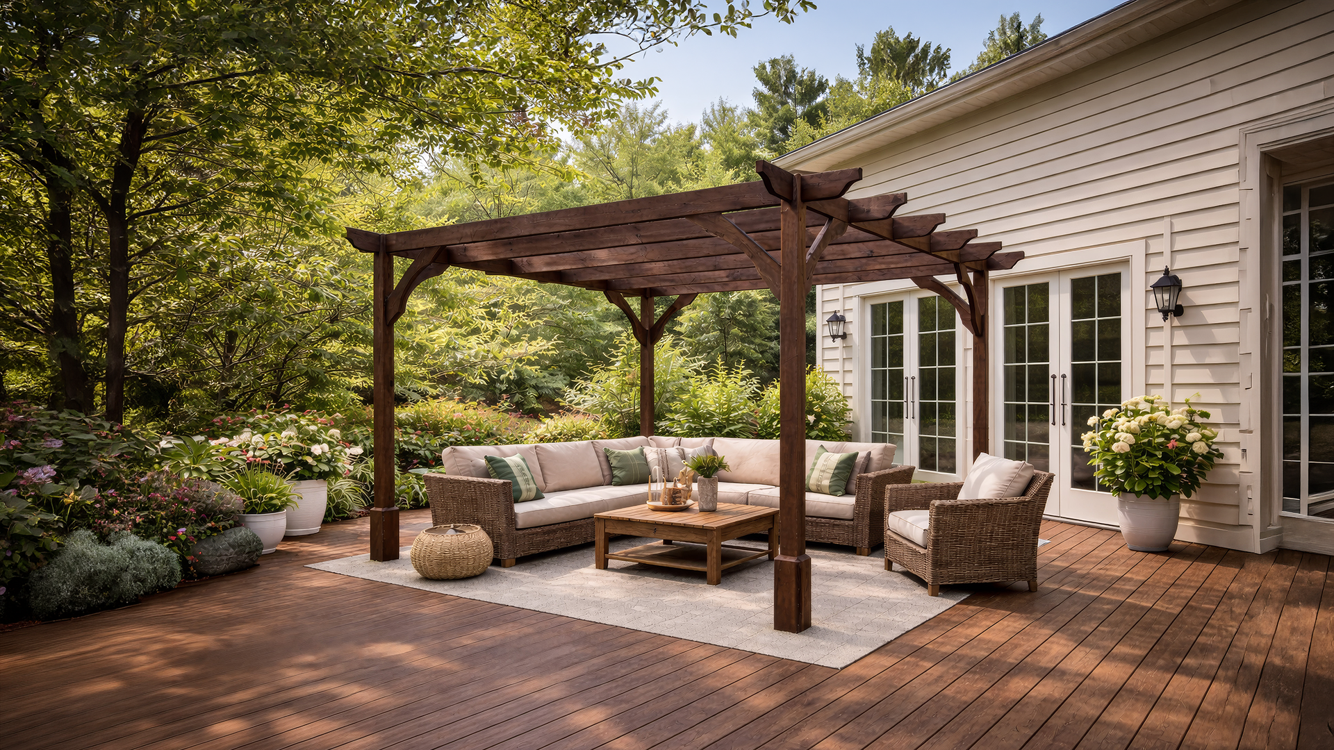 Clearance Grade Freestanding Pergolas