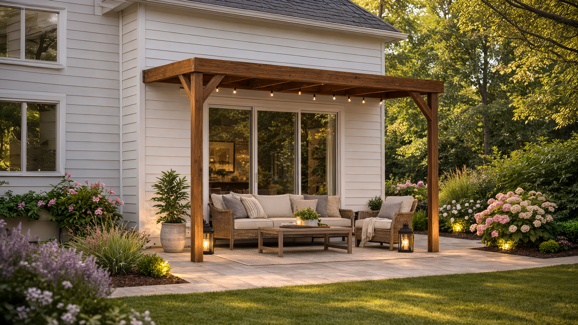 Clearance Grade Wall Mounted Box Pergolas