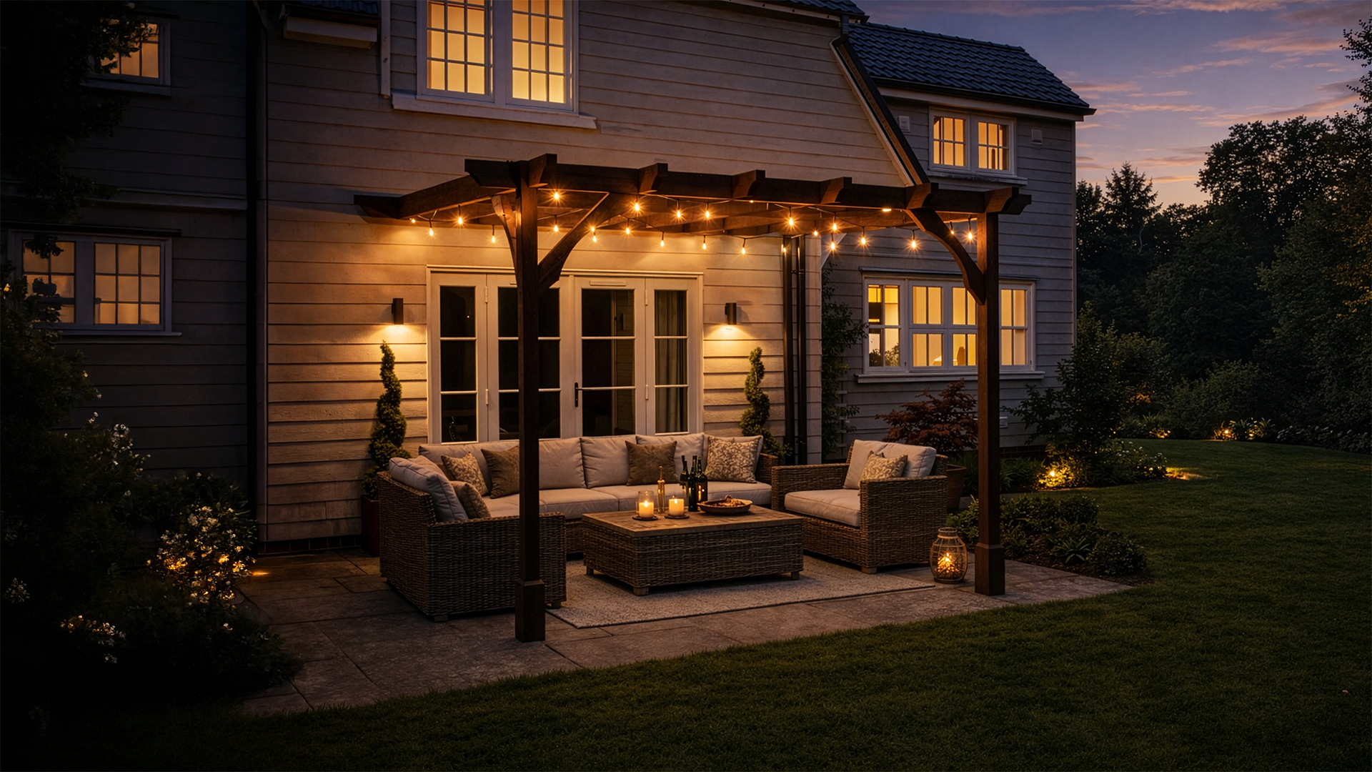 Clearance Grade Wall Mounted Pergolas