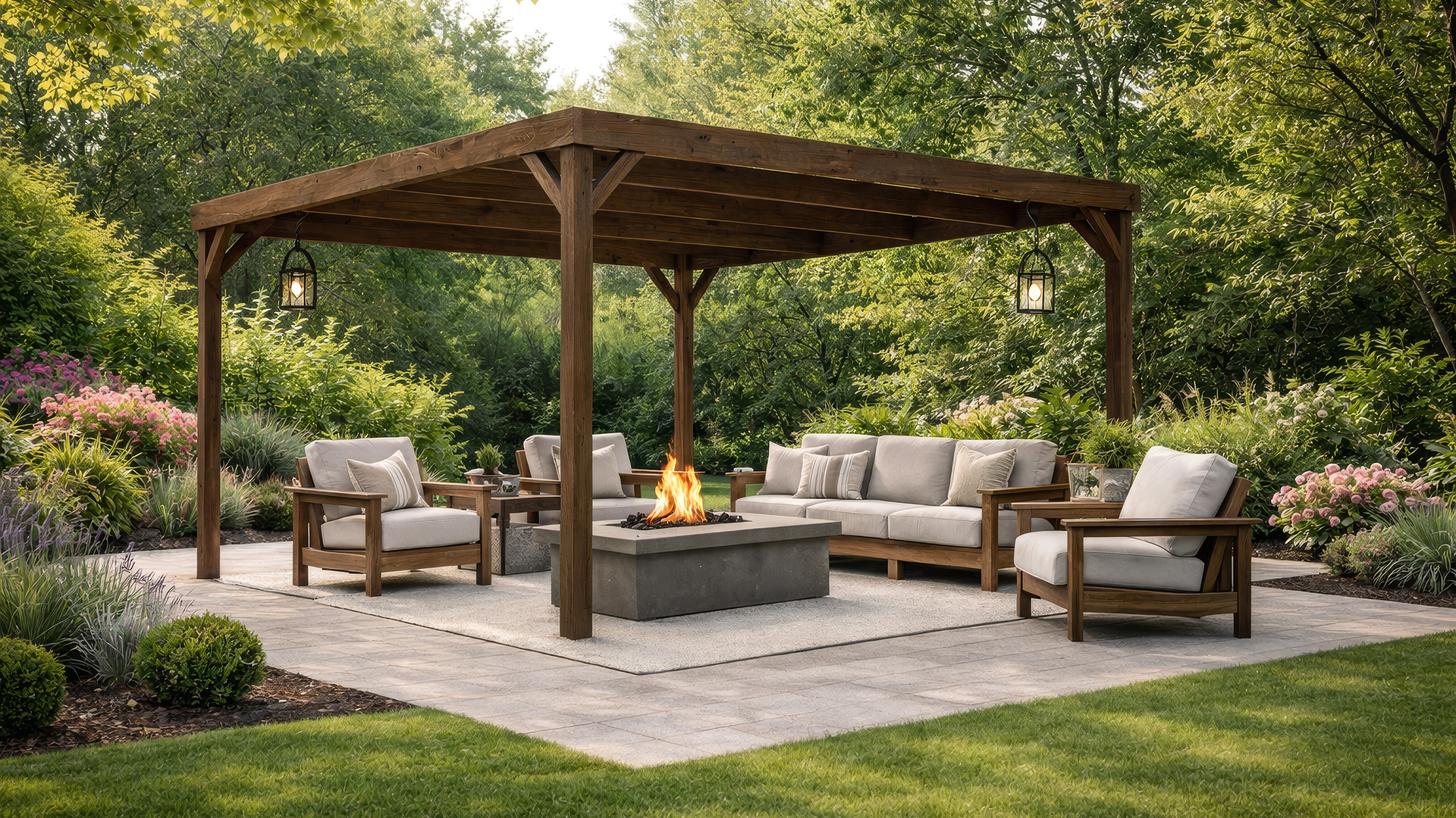 Freestanding Box Pergolas