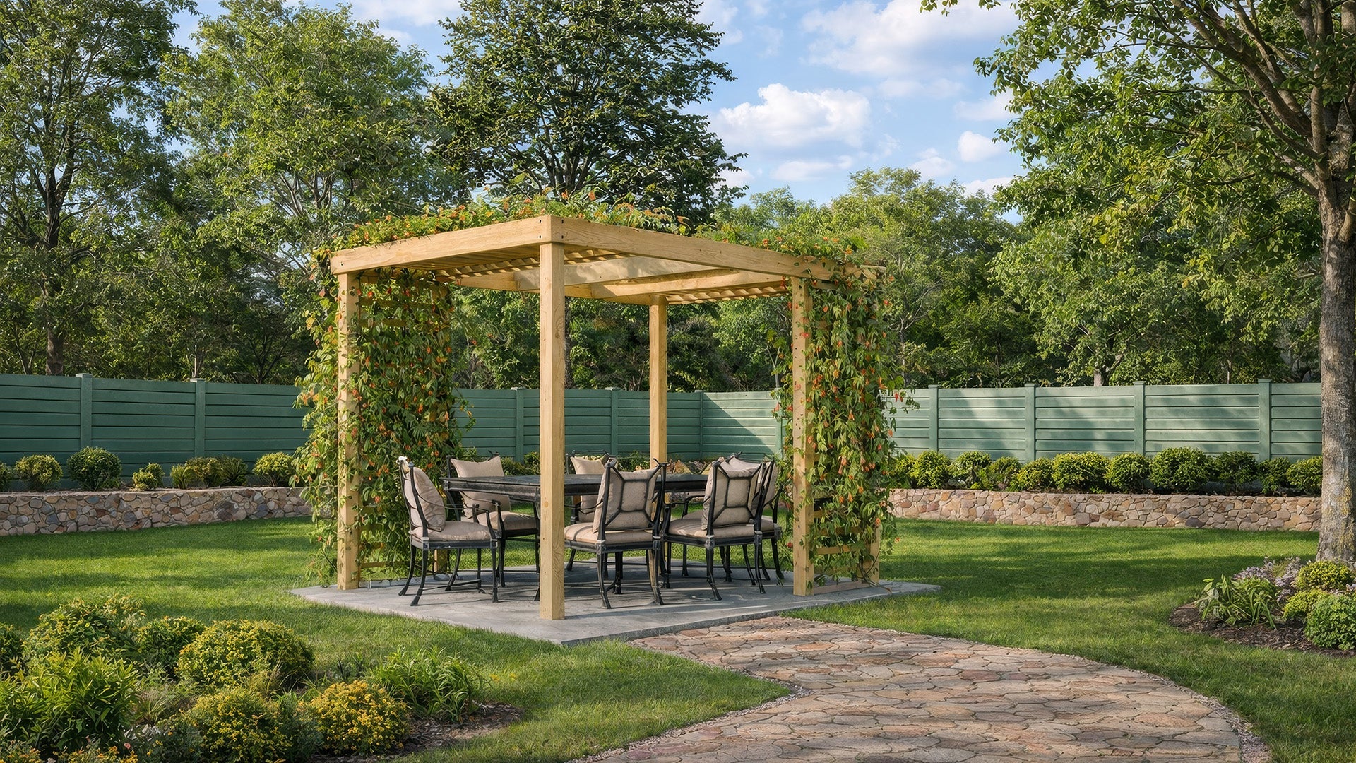 Freestanding Panel Pergolas