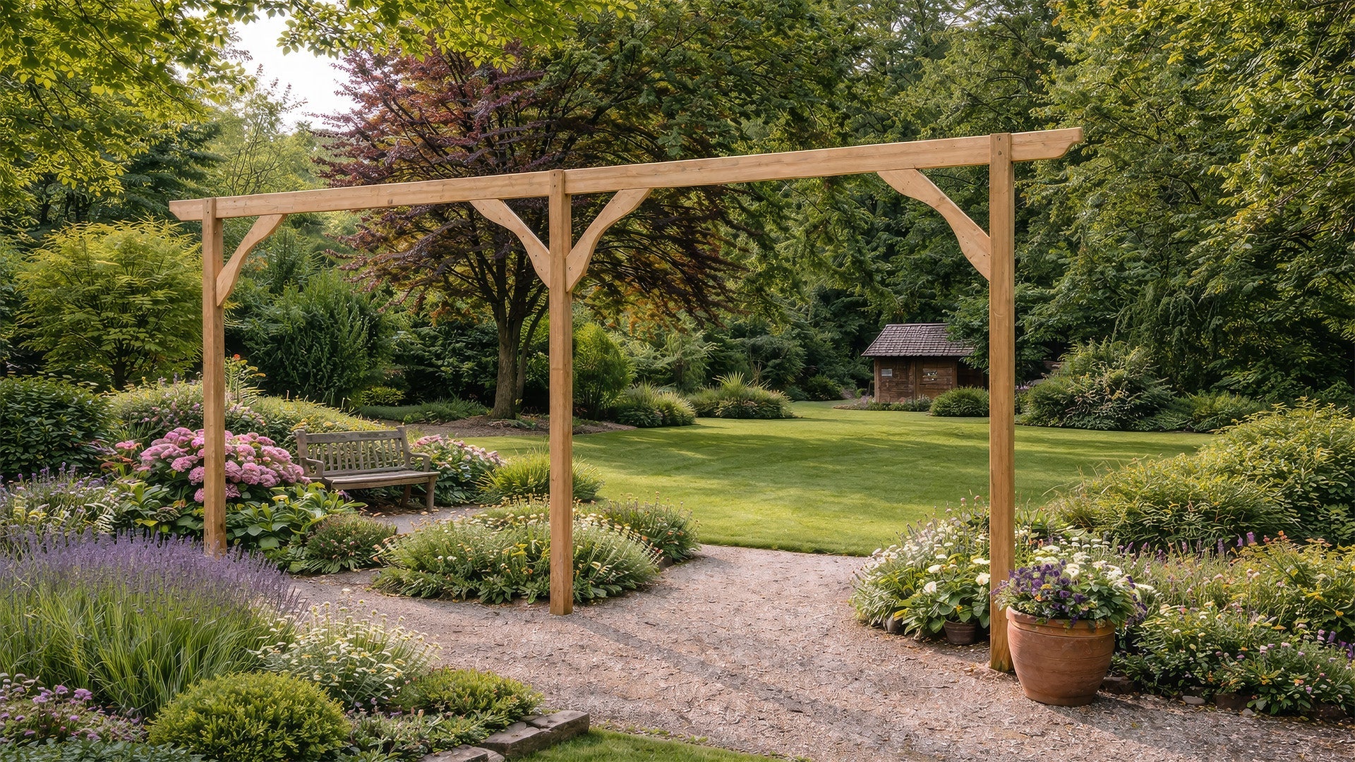 Freestanding Screen Pergolas