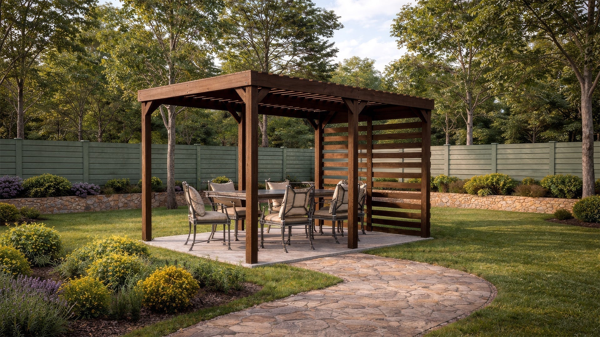 Freestanding Shade Pergolas
