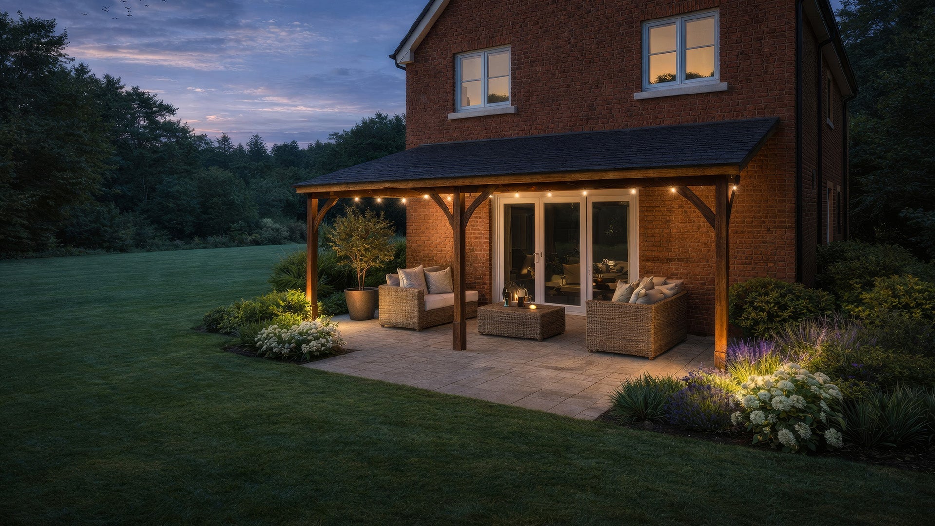 Wall Mounted Felt Shingle Roof Gazebos