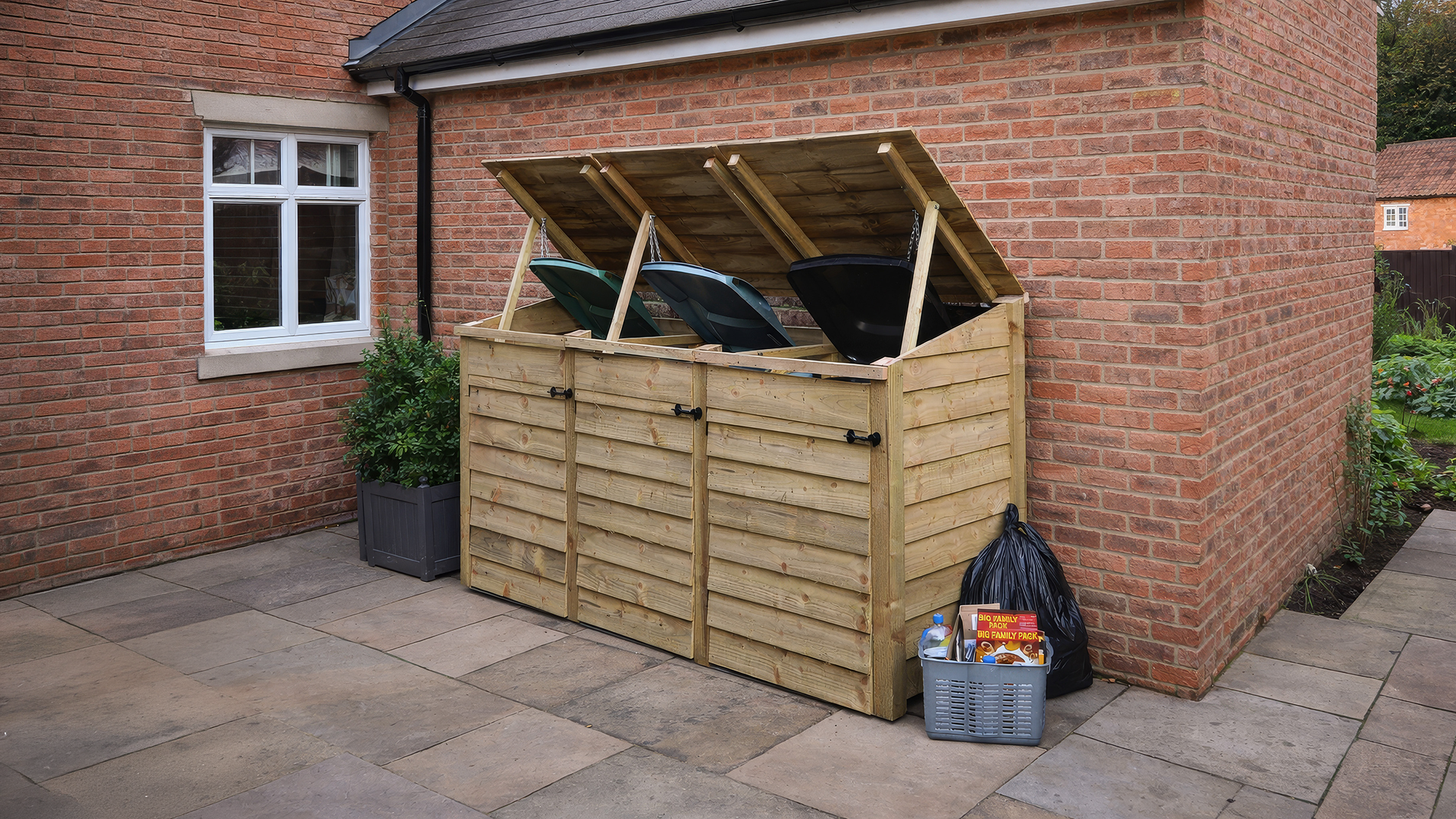 Morcott Wheelie Bin Stores