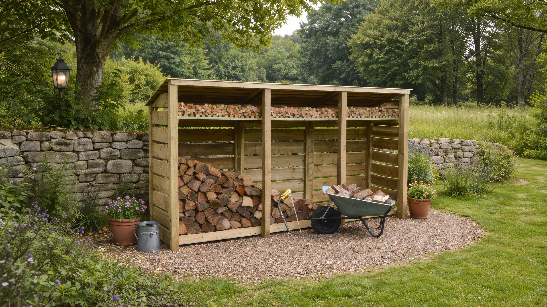 Empingham Log Stores