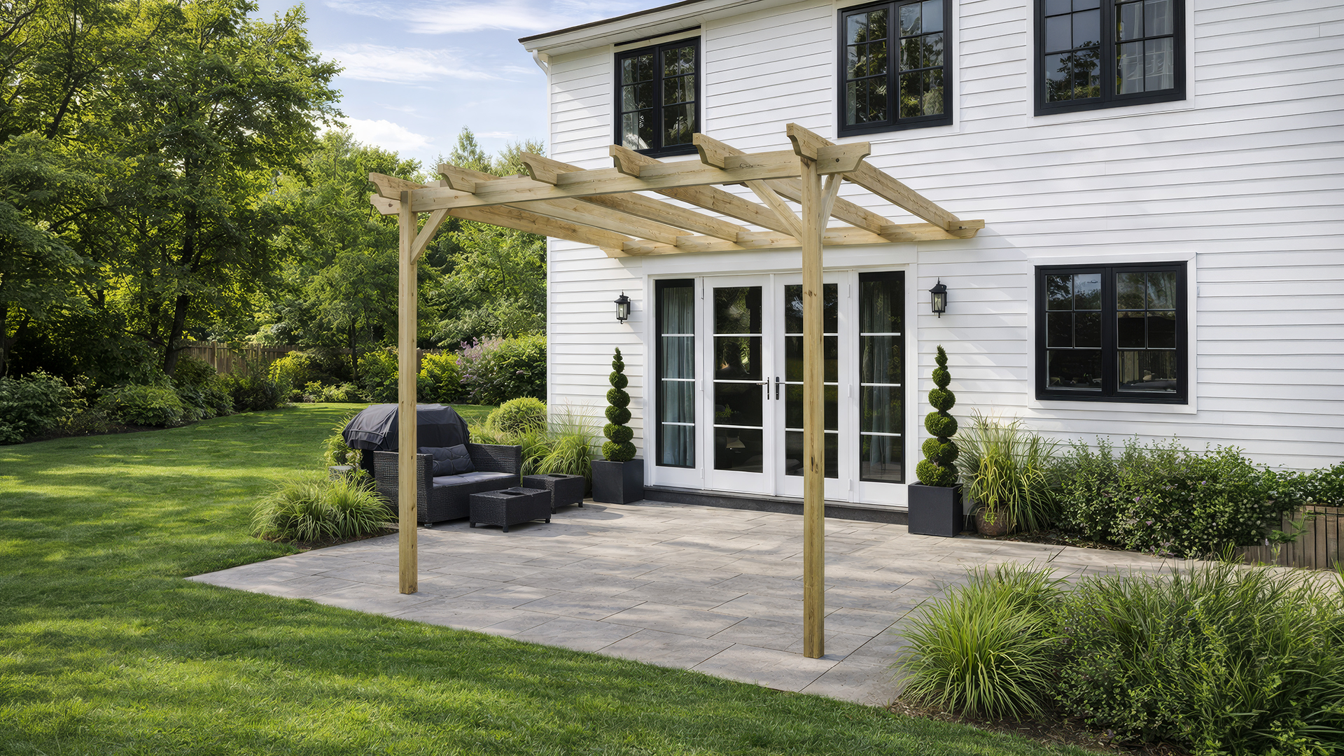 Wall Mounted Garden Pergolas