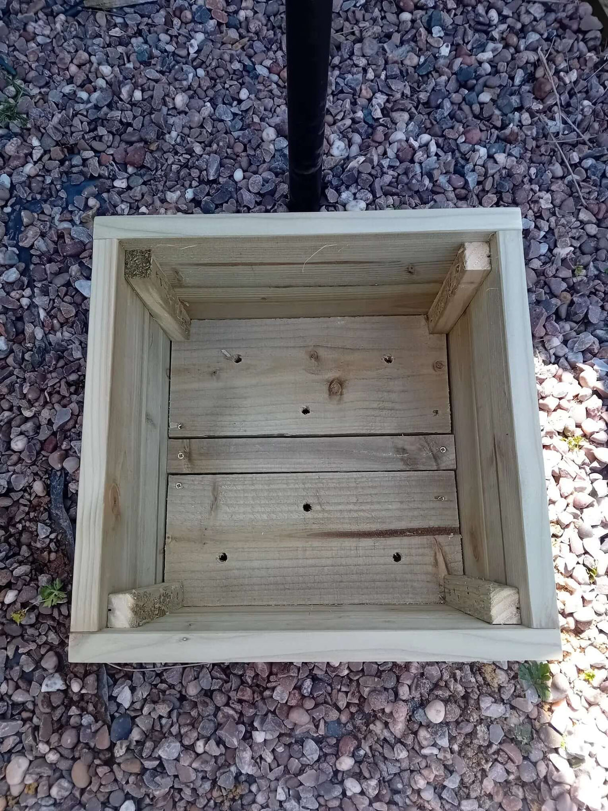 Square Wooden Decking Planter - Multiple Sizes
