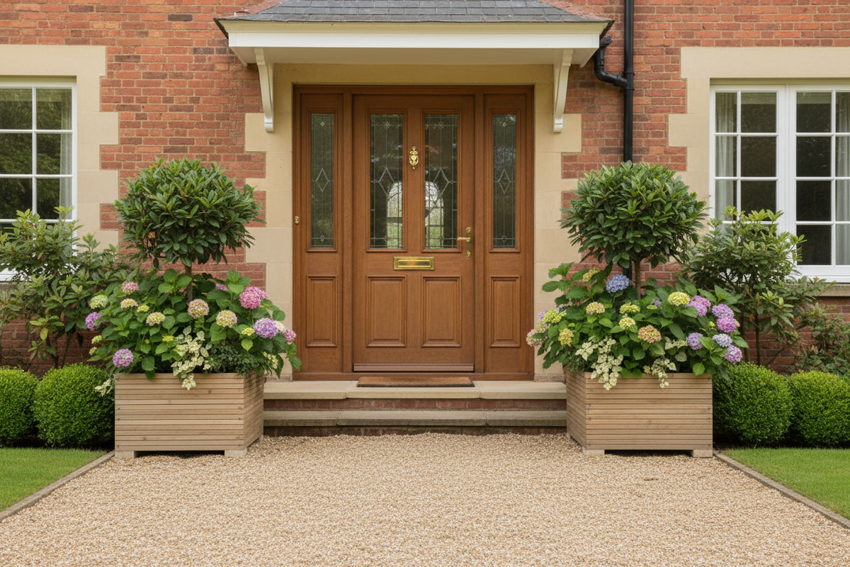 Square Wooden Decking Planter - Multiple Sizes