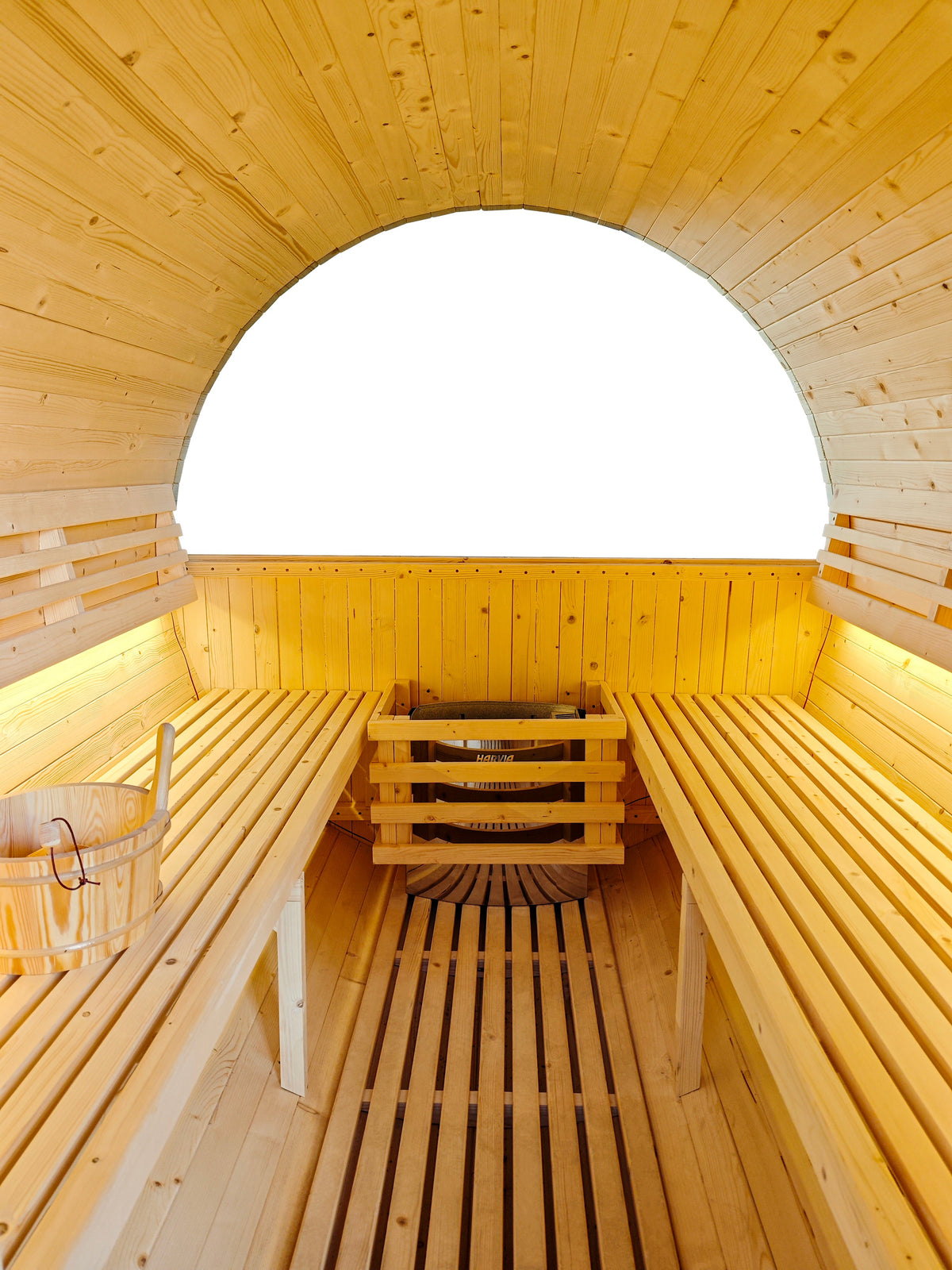 The Pennine Barrel by SaunaPlunge - Traditional Outdoor Luxury (6 person)