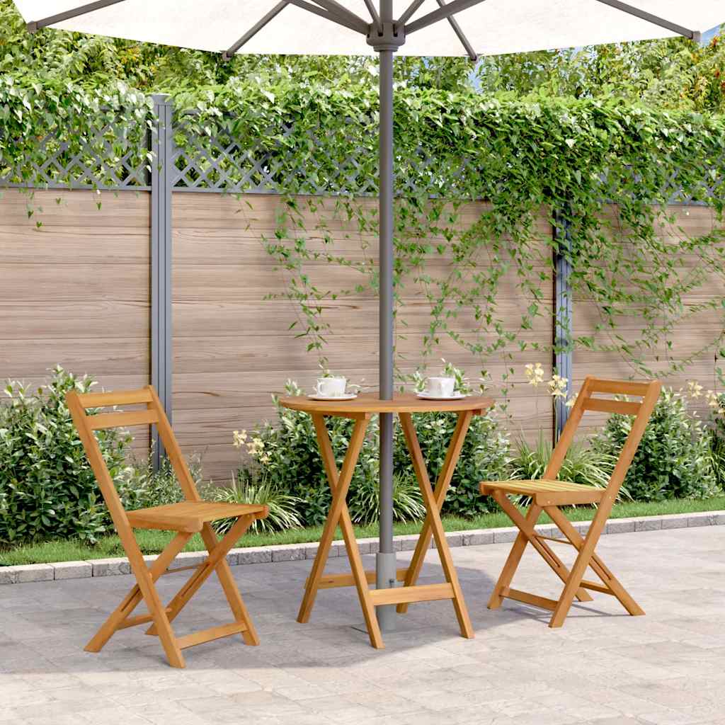 Wooden Folding Garden Table Acacia Wood - 4 Sizes