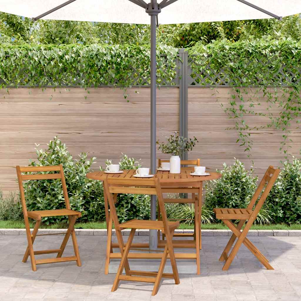 Wooden Folding Garden Table Acacia Wood - 4 Sizes