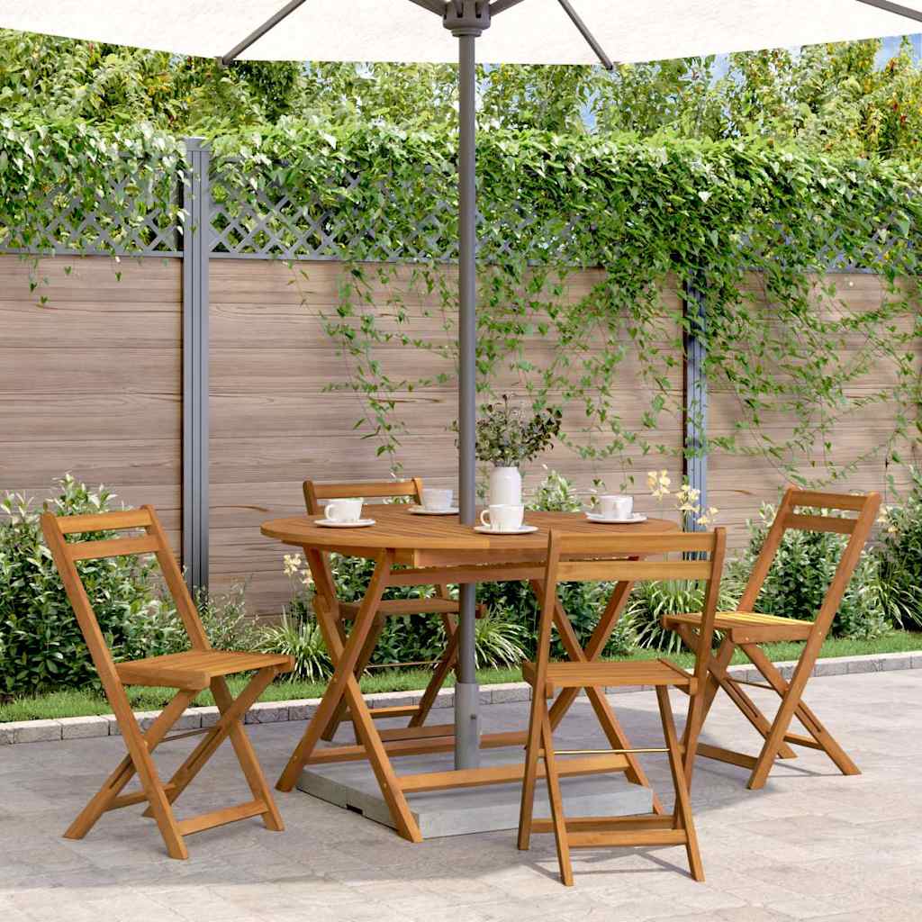 Wooden Folding Garden Table Acacia Wood - 4 Sizes