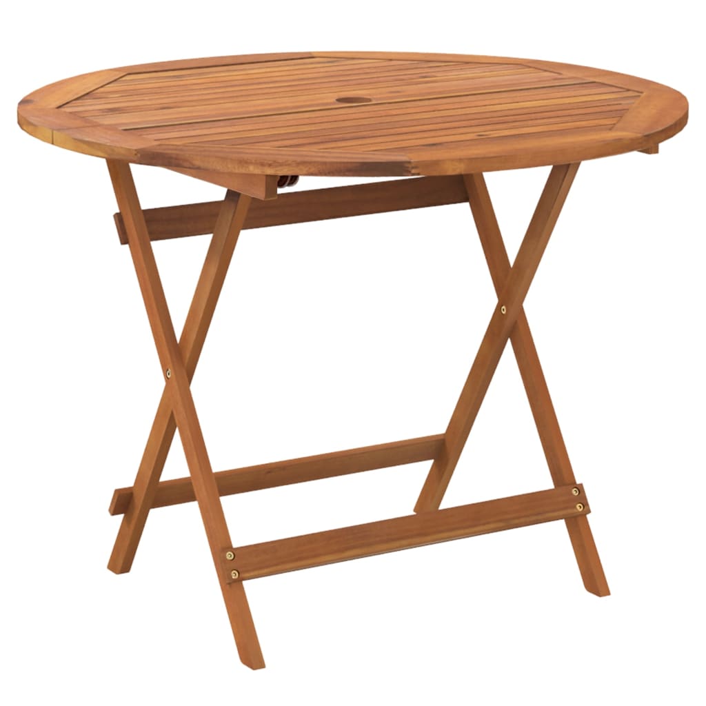 Wooden Folding Garden Table Acacia Wood - 4 Sizes
