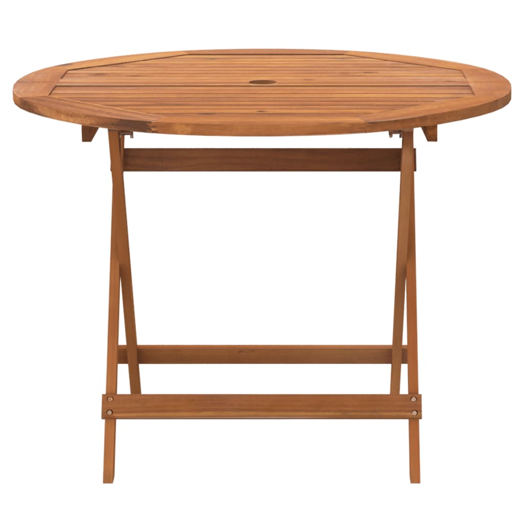 Wooden Folding Garden Table Acacia Wood - 4 Sizes