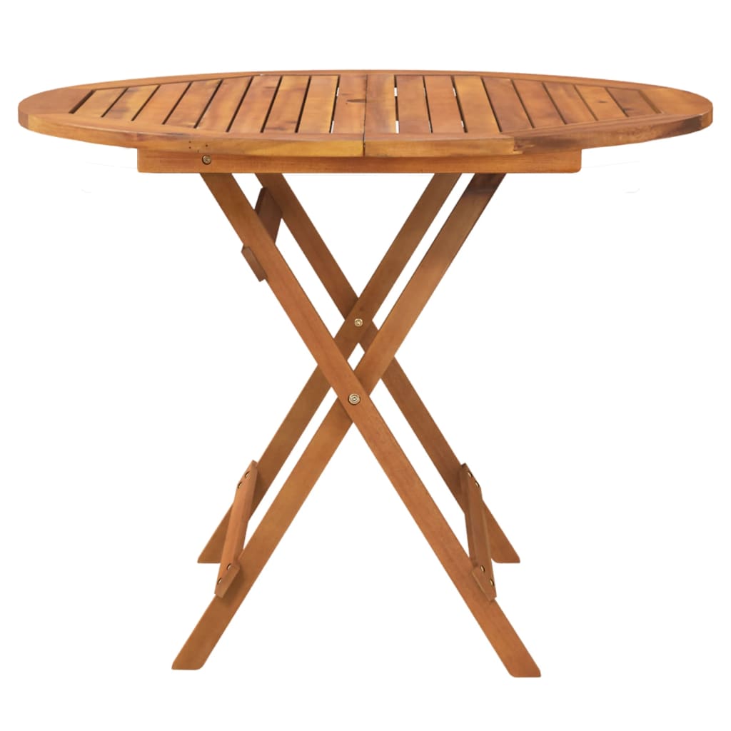 Wooden Folding Garden Table Acacia Wood - 4 Sizes