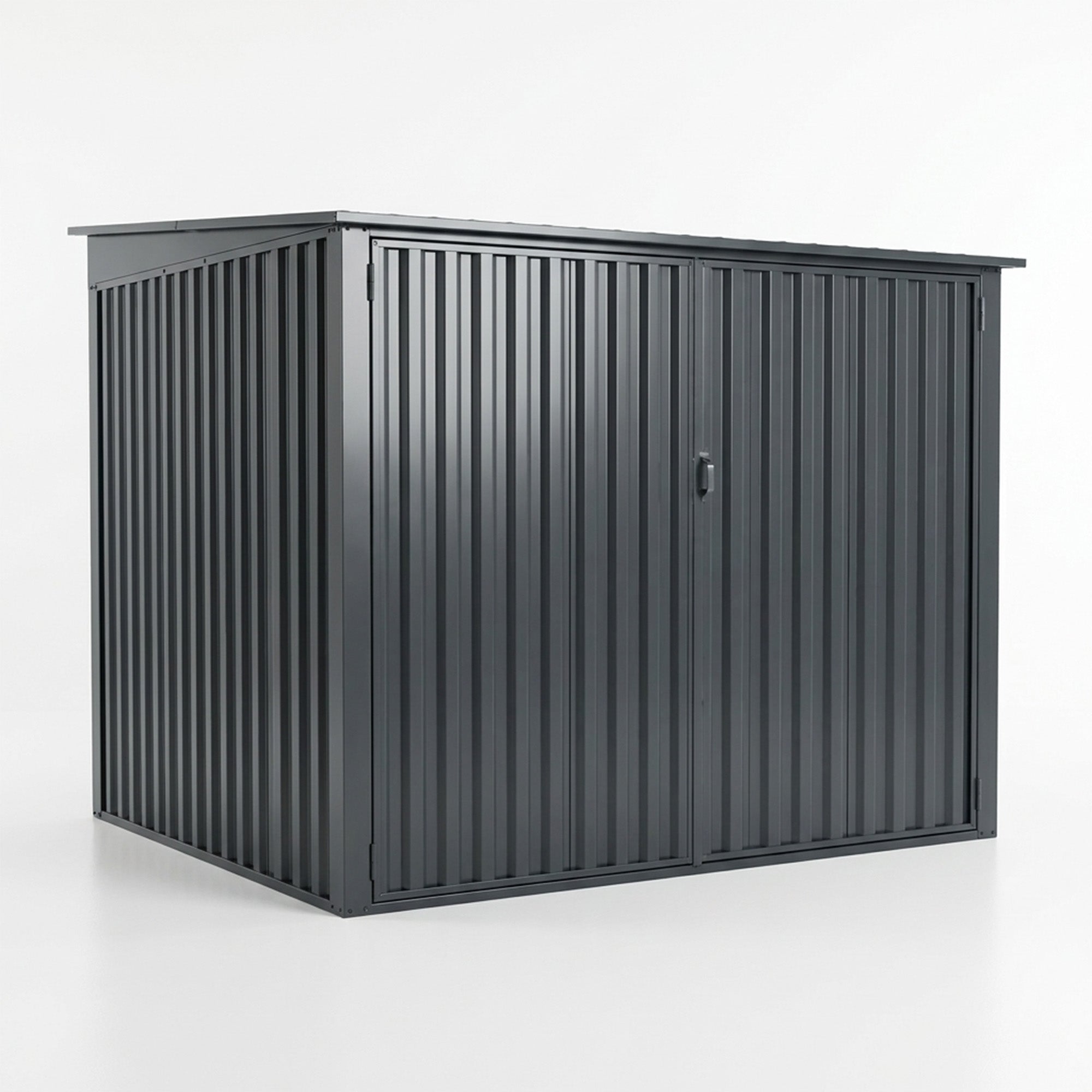 Metal Bicycle Storage Shed for Up to 4 Bikes