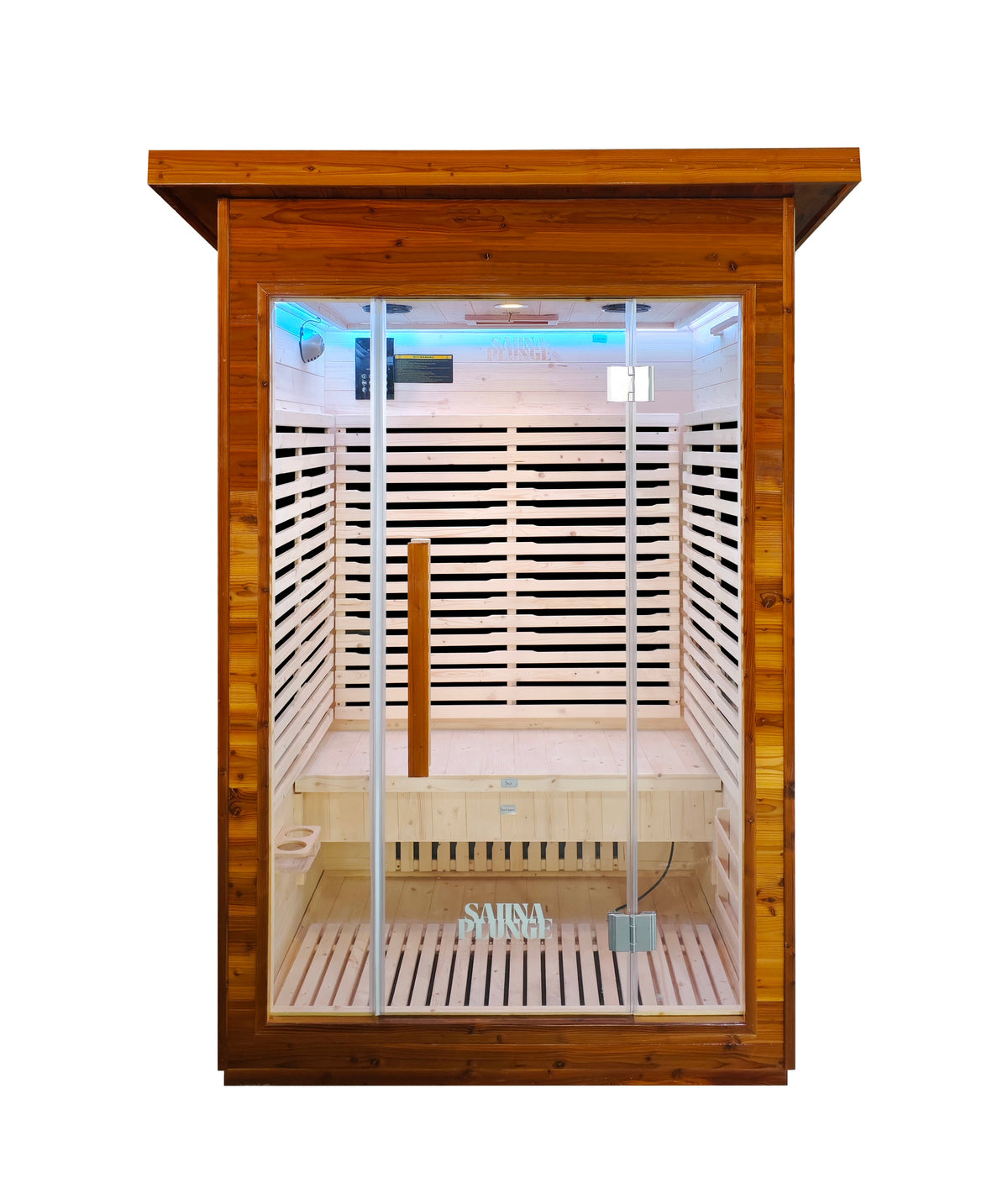The Yorkshire Cabin - SaunaPlunge Thermo Treated Outdoor Infrared Sauna - 2 person