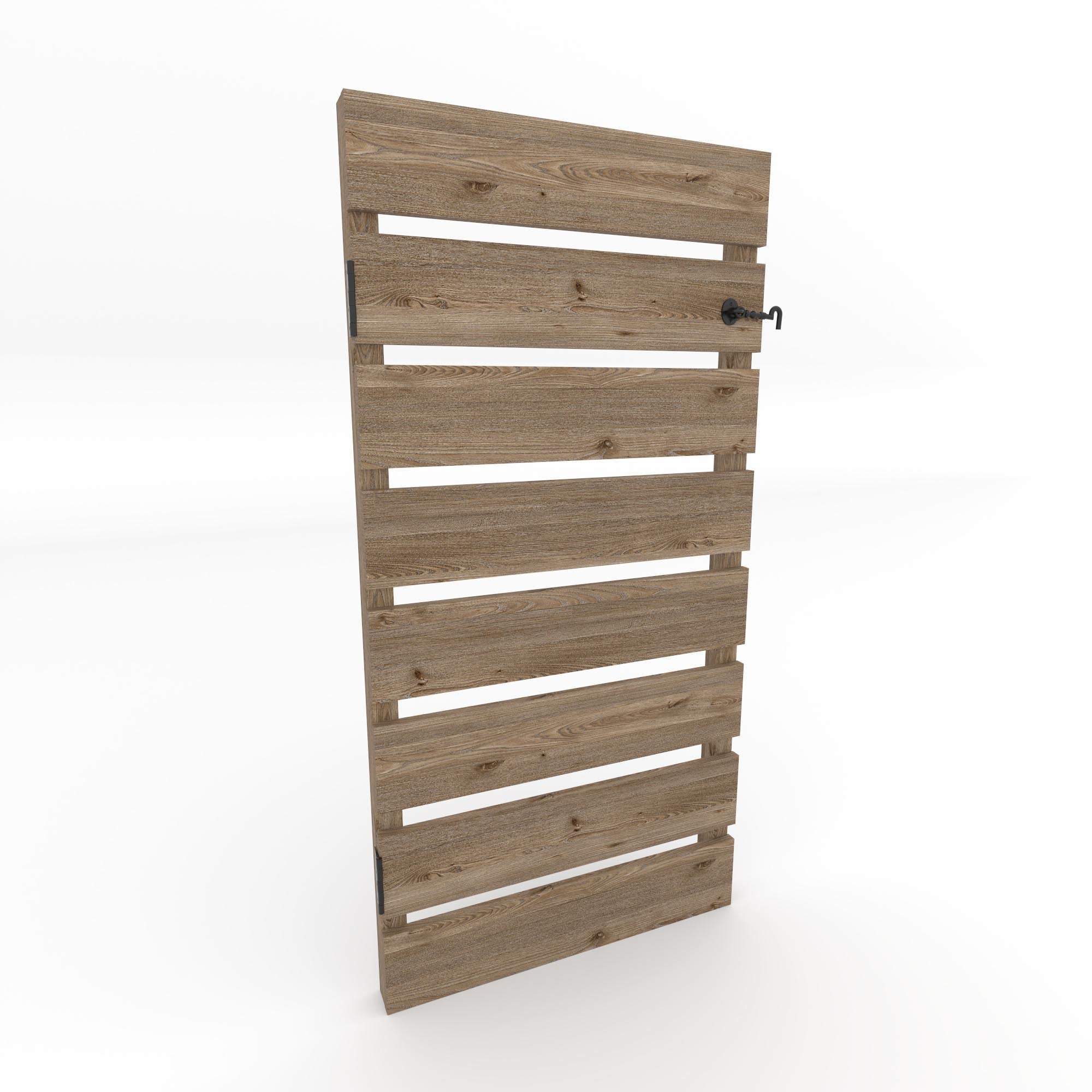 Hambleton Log Store Door for 6ft Tall Log Store - Rustic Brown
