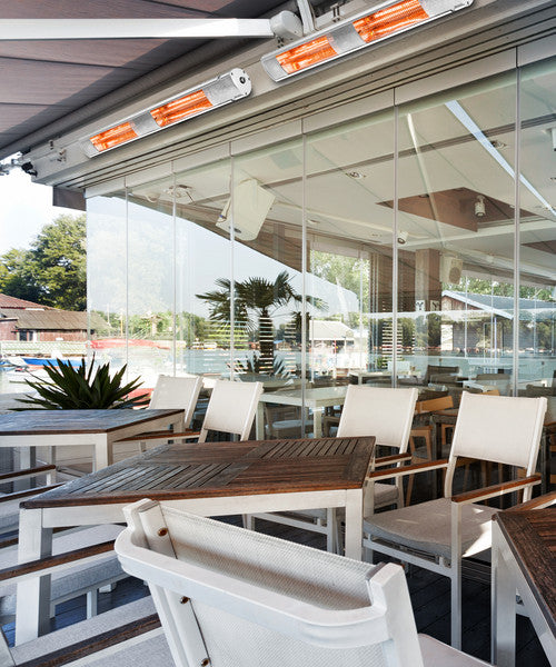 3KW Infrared Outdoor Garden Patio Heater KMH-30R9 Wall Mounted with Remote Control
