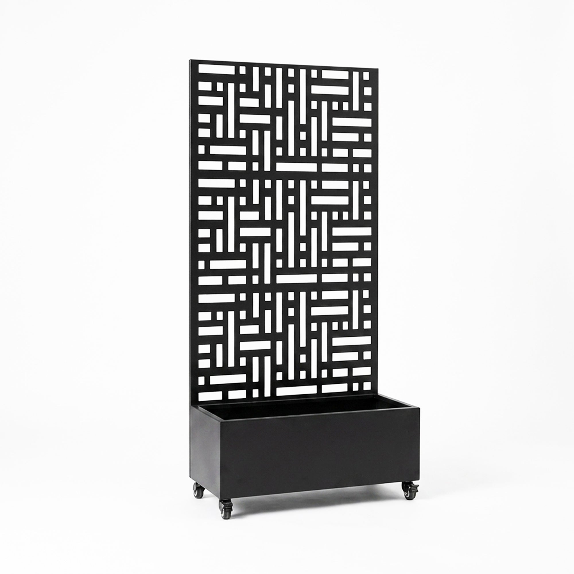 Metal Indoor/Outdoor Privacy Screen with Plant Pot - 90cm x 180cm