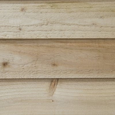 4LIFE Overlap Pressure Treated Reverse Apex Shed - All Sizes