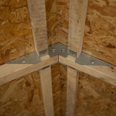 4LIFE Overlap Pressure Treated Reverse Apex Shed - All Sizes