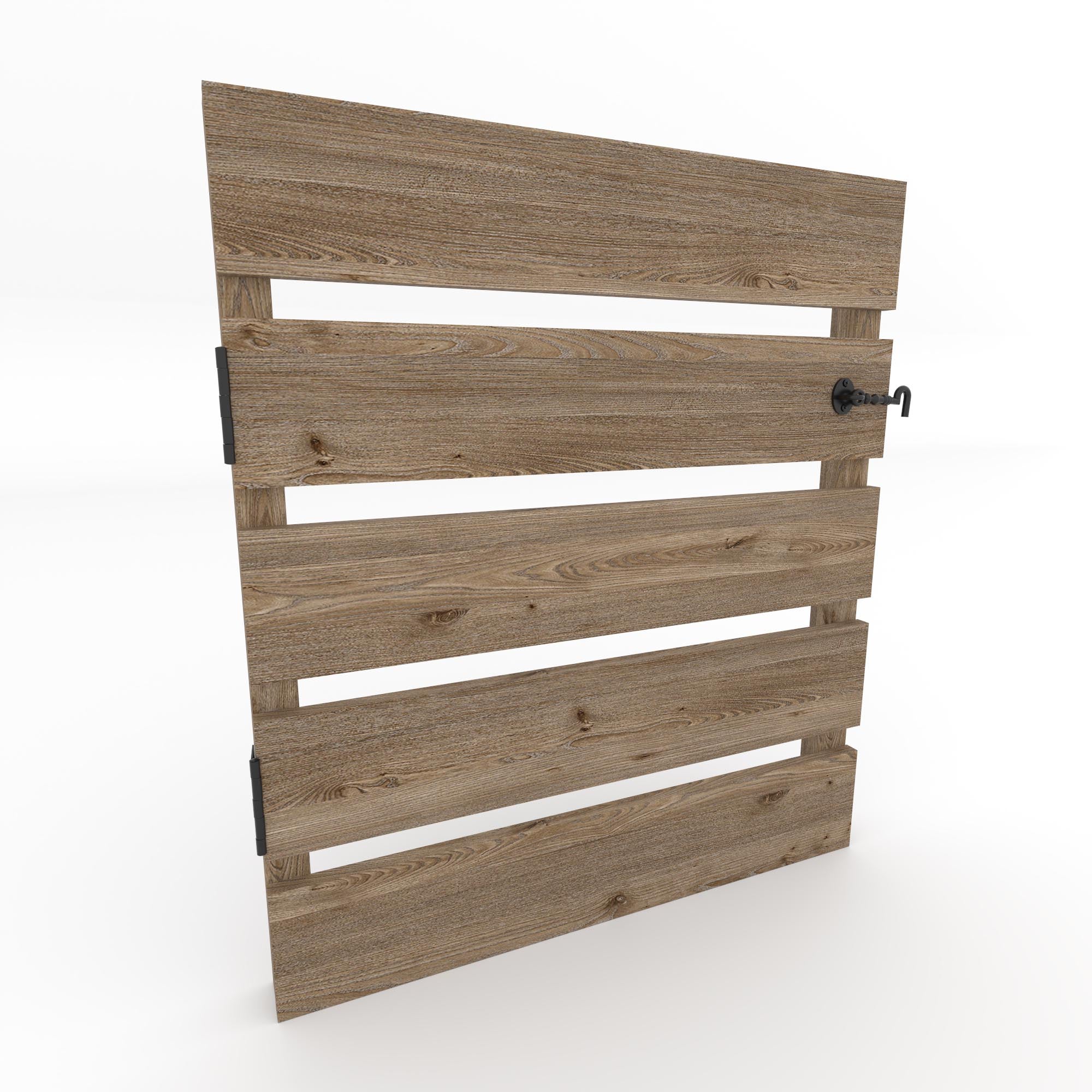 Ryhall Log Store Door for 4ft Tall Log Store - Rustic Brown
