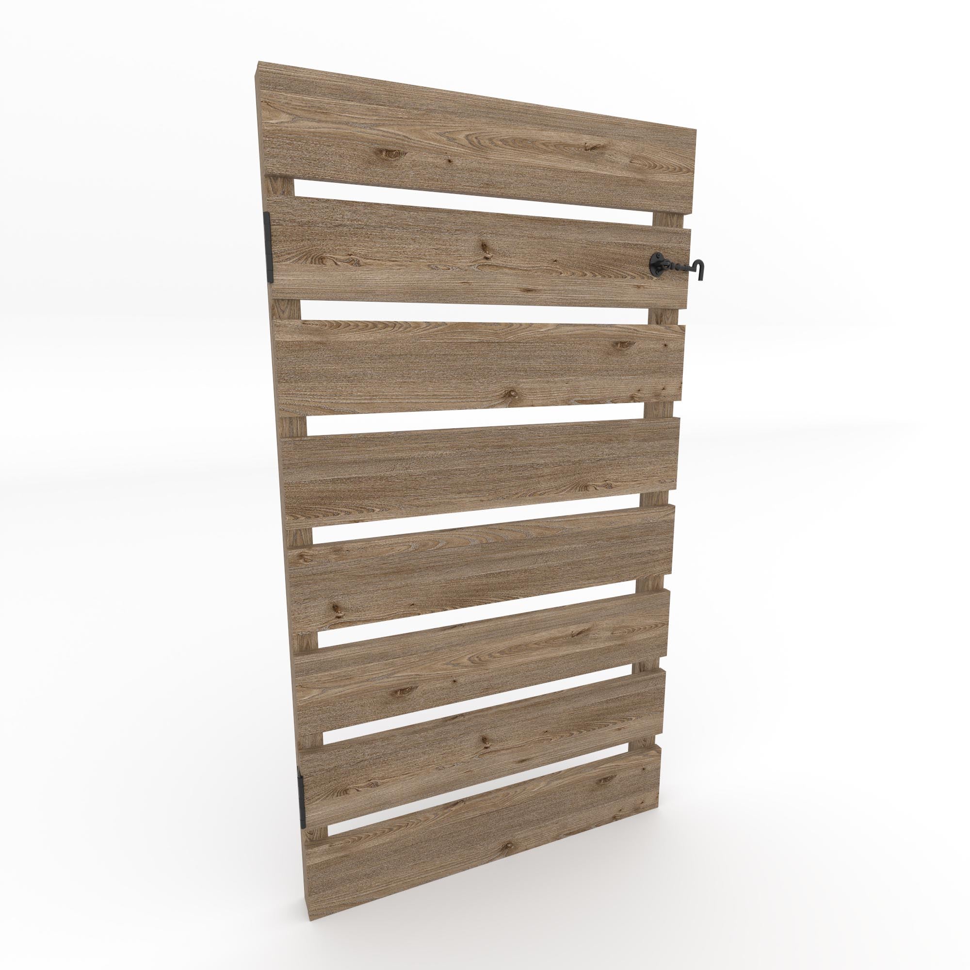 Ryhall Log Store Door for 6ft Tall Log Store - Rustic Brown