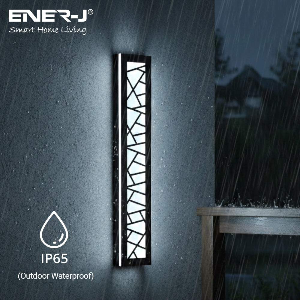 Ener-J 60cm Geometric Outdoor LED Wall Light – 30W CCT Tunable & Dimmable – IP65