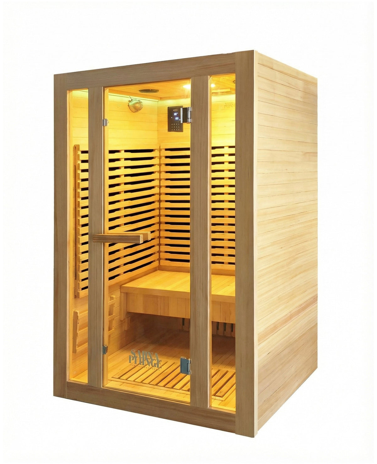 The Dales Glow Indoor Infrared Sauna by SaunaPlunge - 2 person
