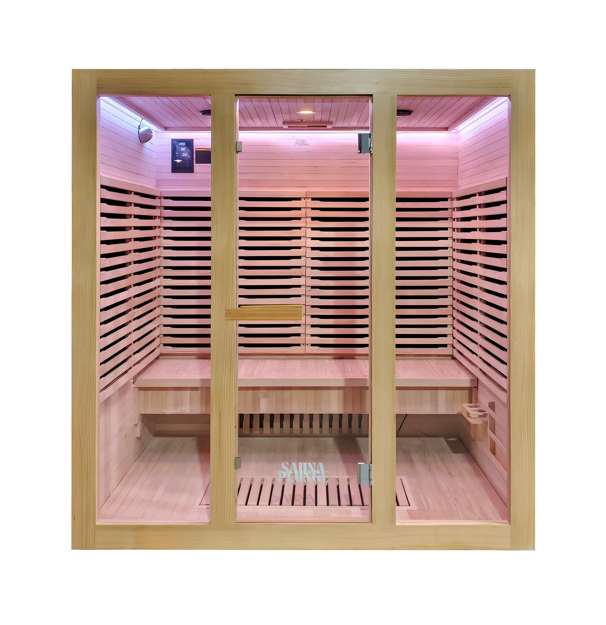 The Dales Glow Indoor Infrared Sauna by SaunaPlunge - 4 person