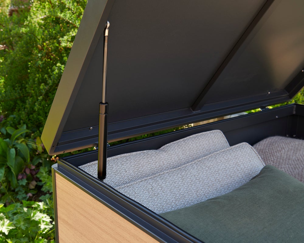 Royce Medium Wood Look Outdoor Storage Box