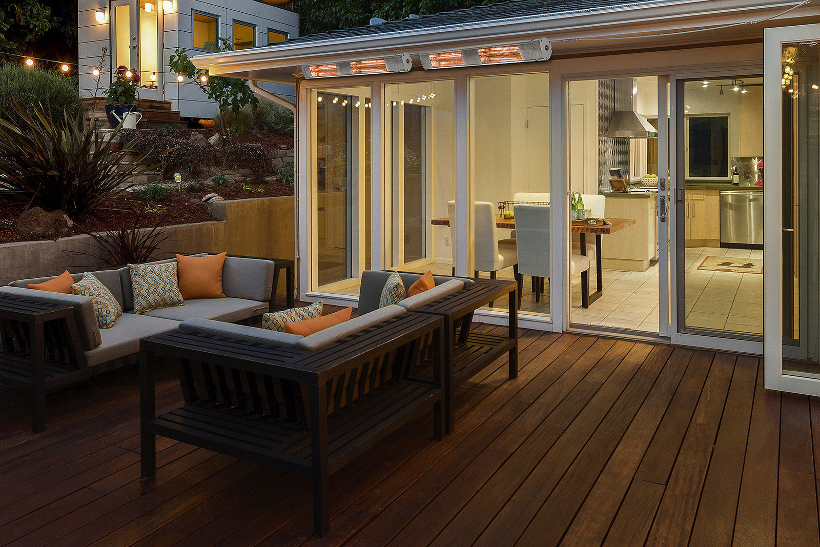 3KW Infrared Outdoor Garden Patio Heater KMH-30R9 Wall Mounted with Remote Control