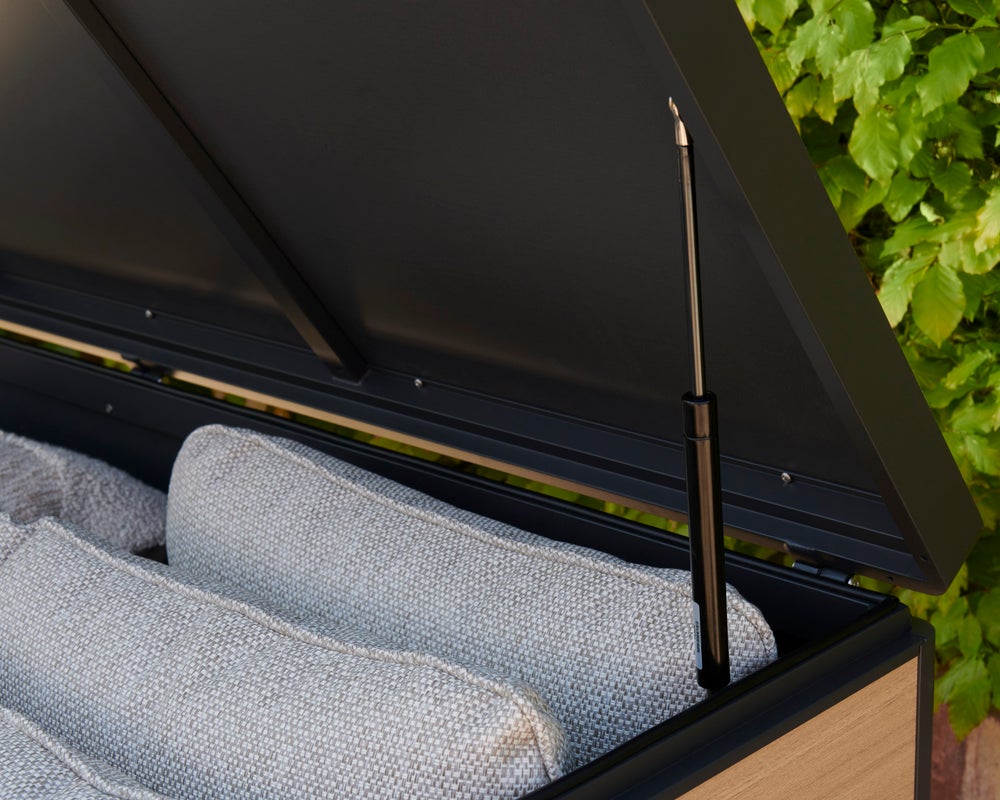 Royce Large Wood Look Outdoor Storage Box