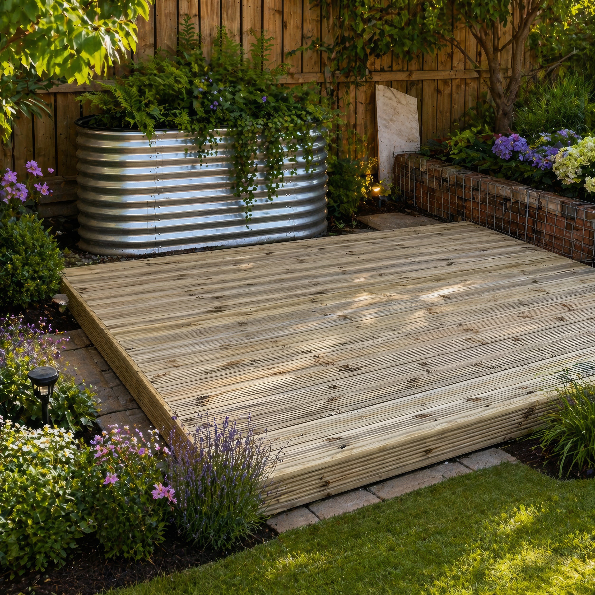 Decking - Light Green - 2.4m Width x 4.2m Length