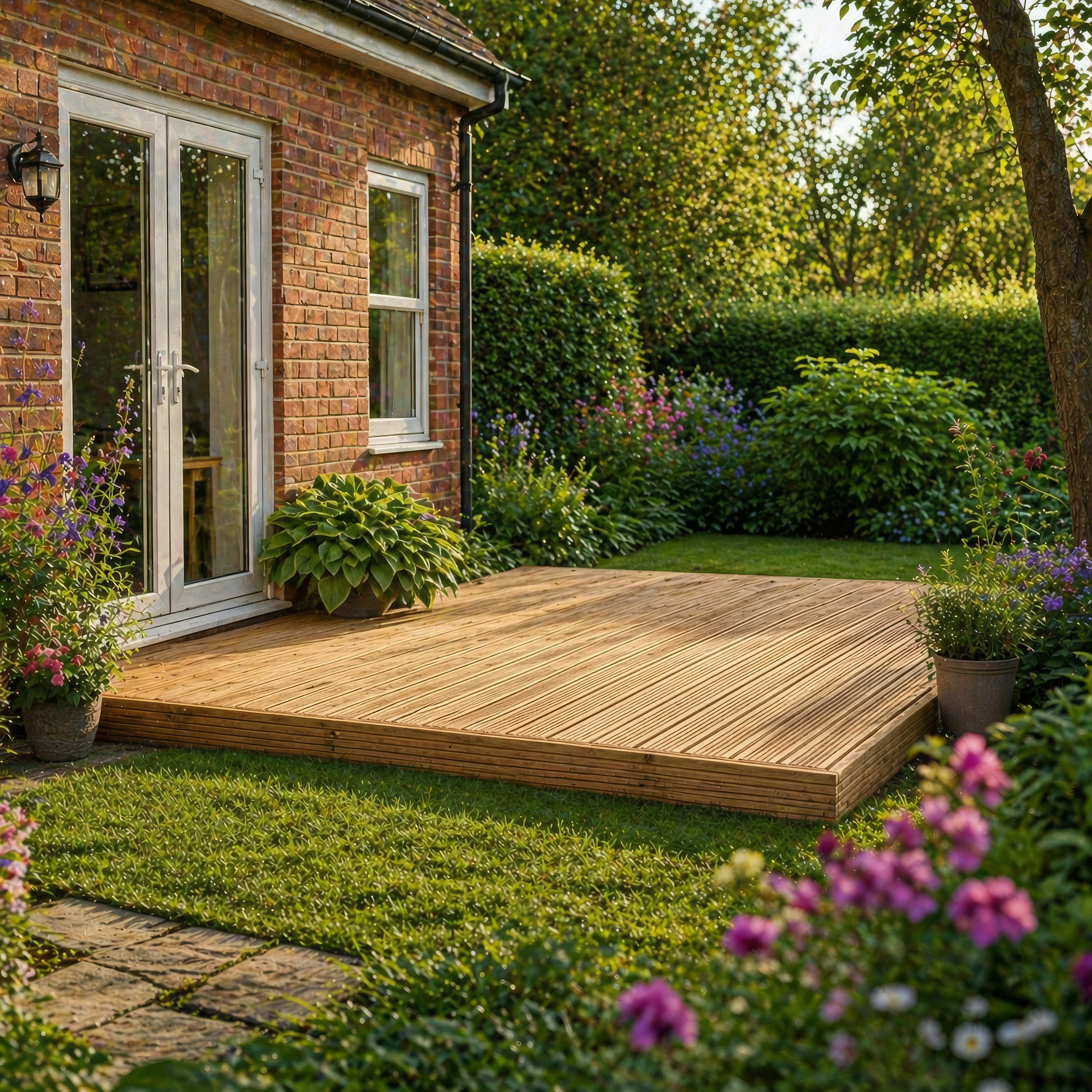 Decking - Light Green - 2.4m Width x 2.4m Length