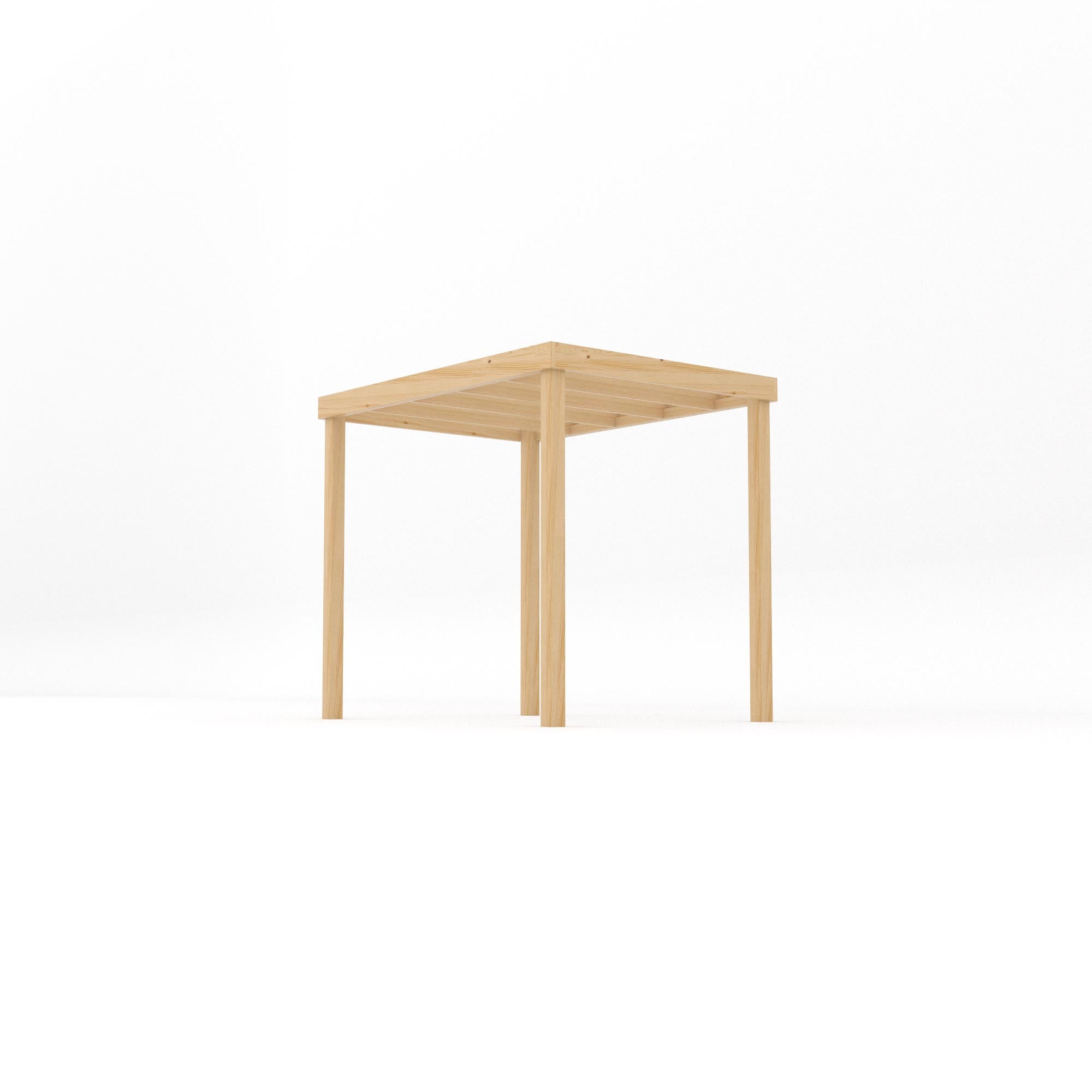 Freestanding Box Pergola - Light Green - 1.8m Width x 2.4m Length