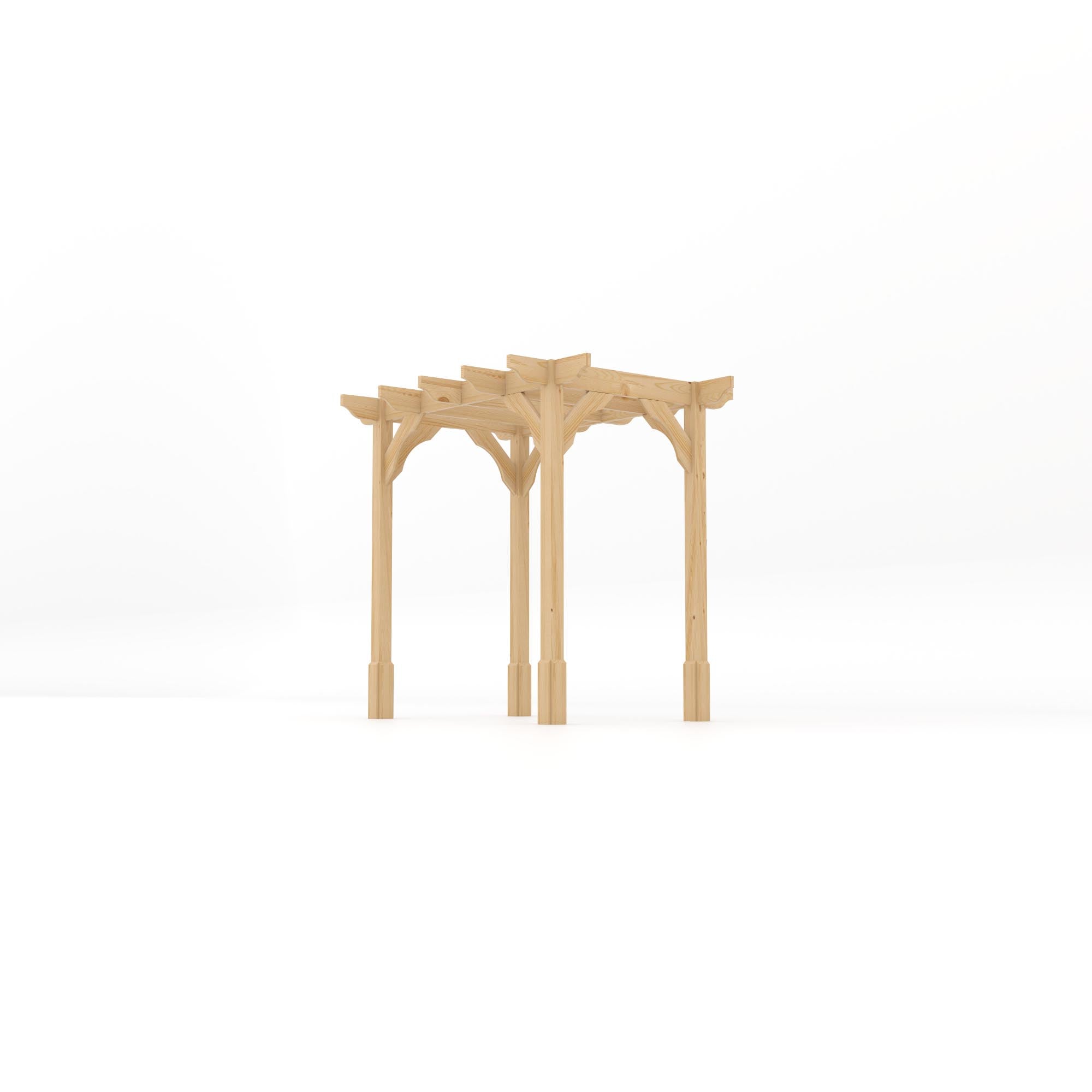 Freestanding Premium Pergola - Light Green - 1.8m Width x 2.4m Length