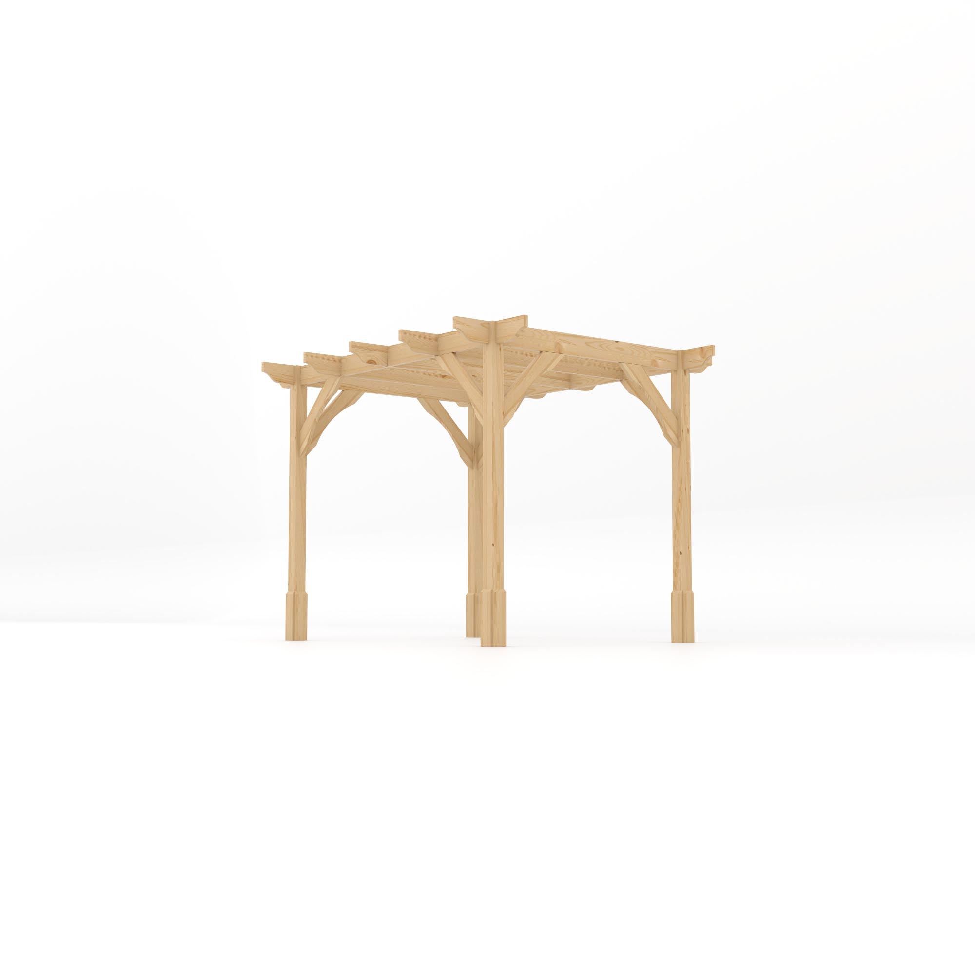 Freestanding Premium Pergola - Light Green - 2.4m Width x 3m Length