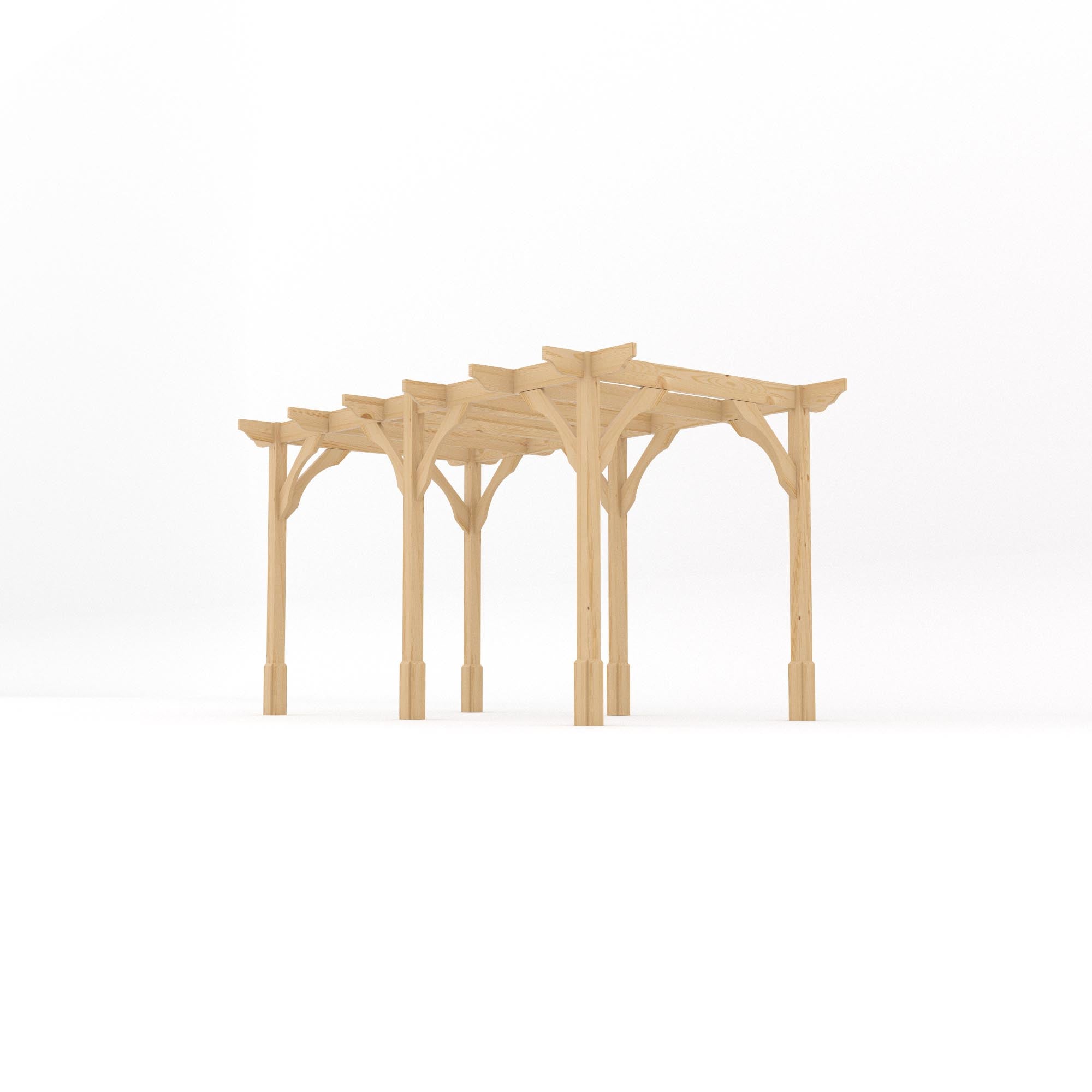 Freestanding Premium Pergola - Light Green - 1.8m Width x 4.2m Length