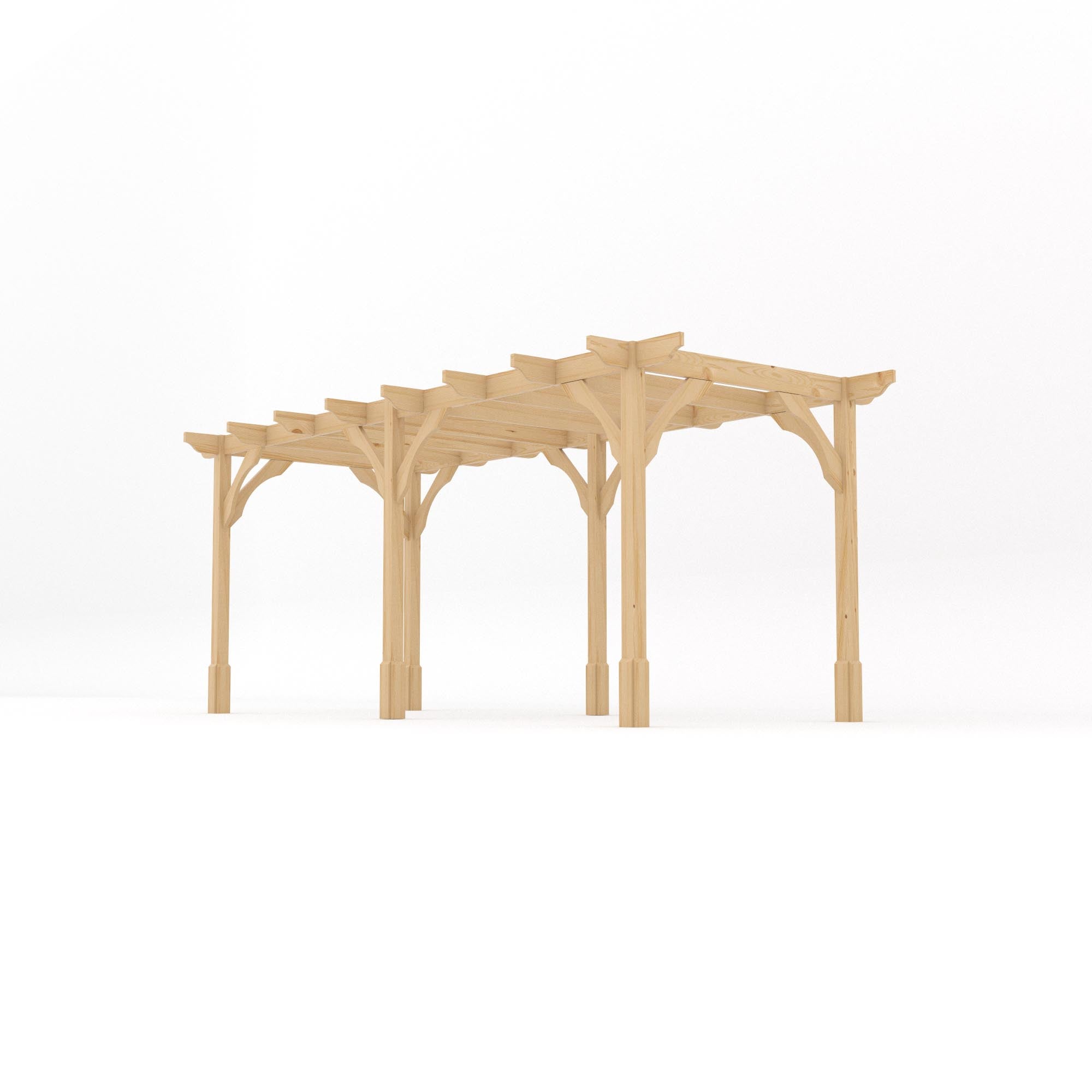 Freestanding Premium Pergola - Light Green - 1.8m Width x 5.4m Length