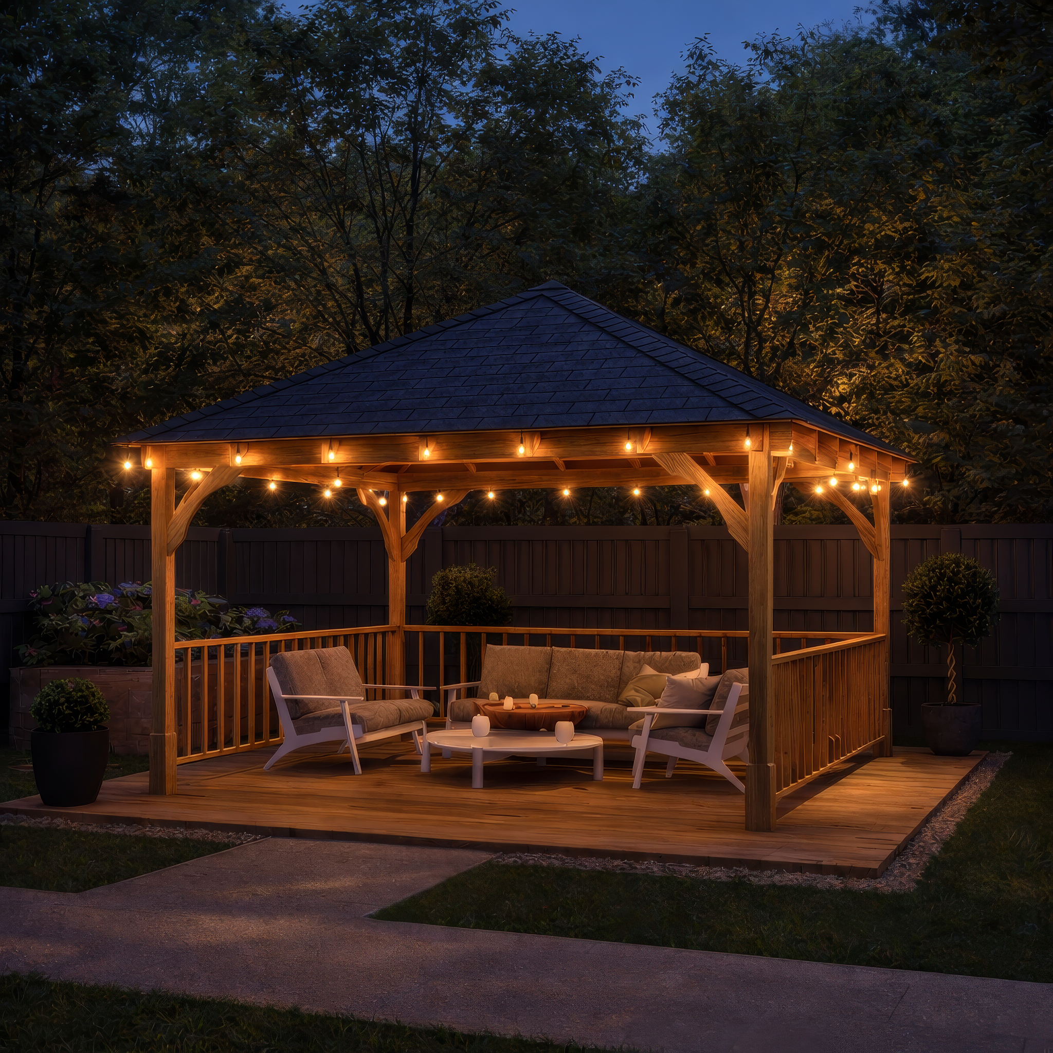 Ayston Apex Gazebo - Light Green - 4m Width x 4m Length