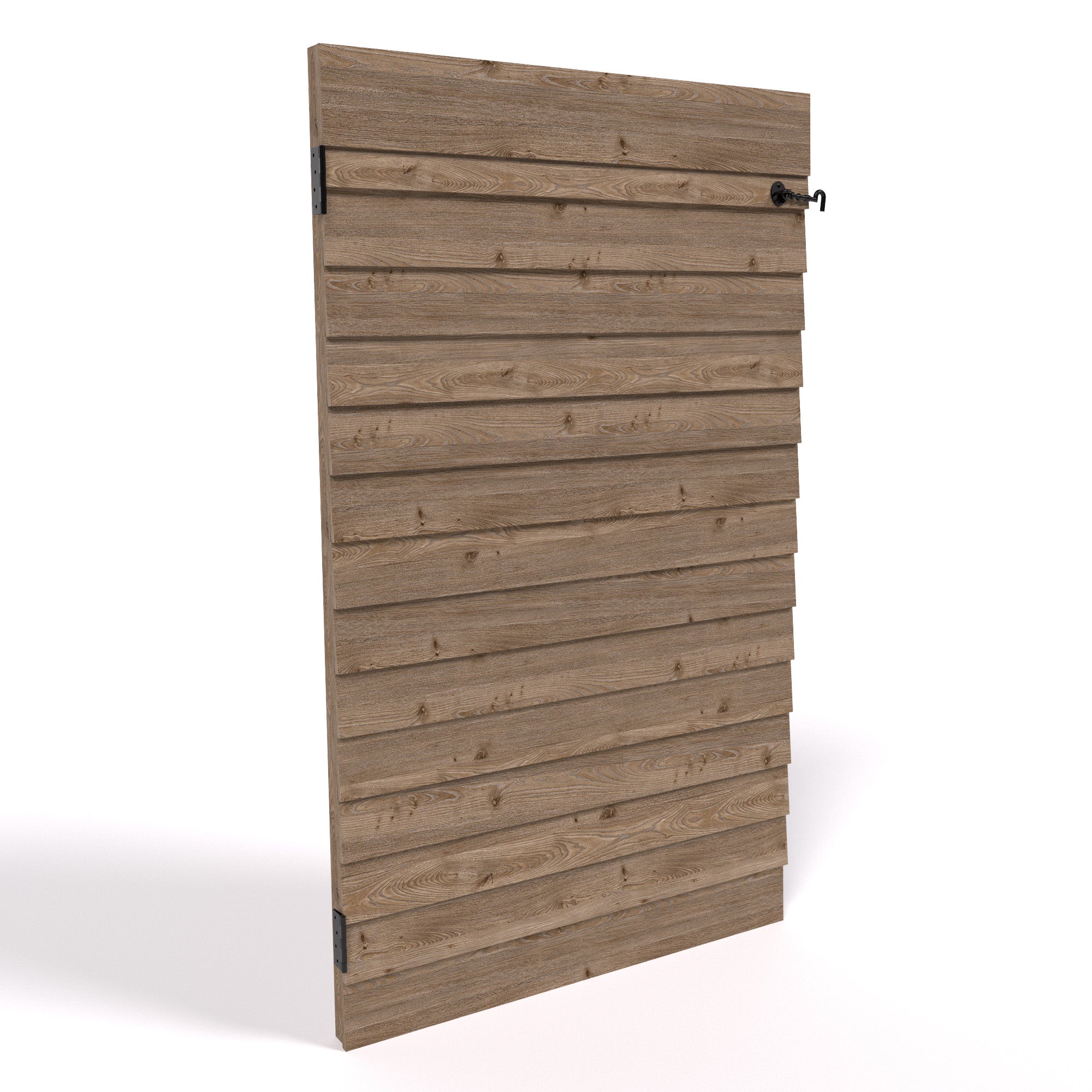 Empingham Log Store Door for 6ft Tall Log Store - Rustic Brown